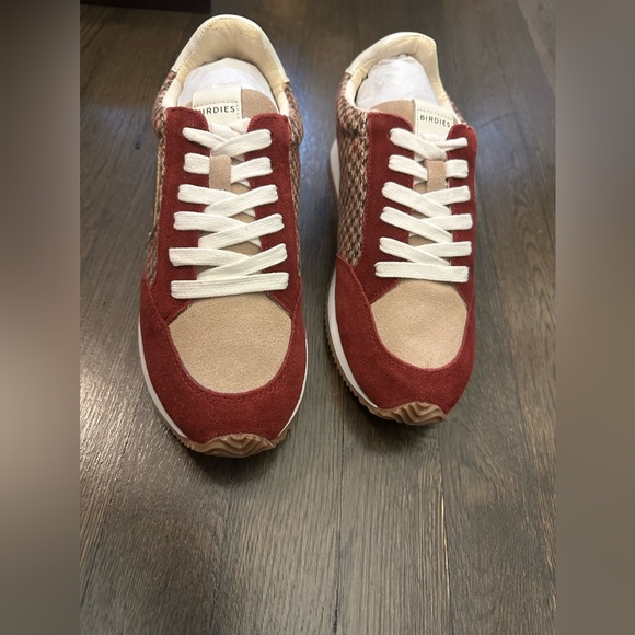 NWT Birdies Roadrunner Sneaker in Primary Plaid Size 7.5 - Picture 4 of 7